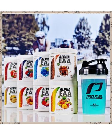 Alpha EAA Pulver 2x462g Blood Orange | Vegan EAA Drink Powder with All 8 Essential Amino Acids | Optimal Value | Made in Germany - Buy Online on GoSupps.com
