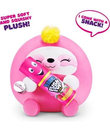 Sloth Surprise Medium Plush from Snackles Series 1 Ultra Soft & Cuddly 35 cm Toy with License Snack Brand Accessory | Ages 3 - Buy Online on GoSupps.com