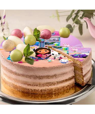 26-Piece Edible Cake Topper Set for Girls - 20cm Fondant Decorations & Cupcake Toppers - Perfect Birthday Party Supplies for Gabby - Buy Online on GoSupps.com