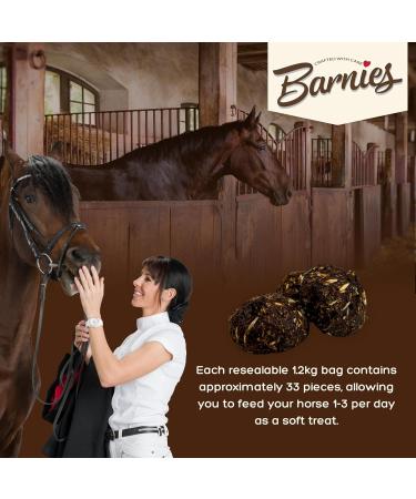 Barnies Softies - All-Natural Soft Horse Treats | Complete Feed Biscuits with Added Vitamins | Made in Canada (1.2kg 33 Treats) - Buy Online on GoSupps.com