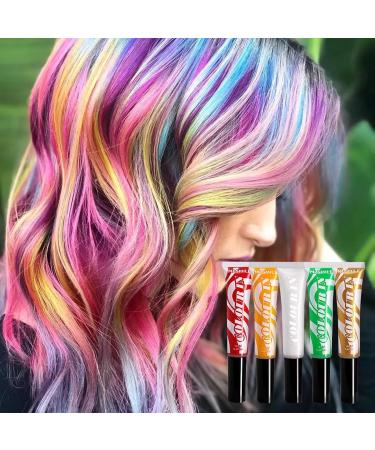 Temporary Hair Dye - Hair Washable Coloring Dye with Brush Long and Short Dark Hair Coloring Dye for Home and Solon for Artistic Photography A# 1 count (Pack of 1) - Buy Online on GoSupps.com