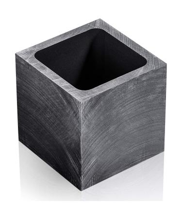 Graphite Ingot Mold Silver Ingot Mould Gold Casting Ingot Crucible Mold for Melting Casting Refining Gold Silver Metal Aluminum Copper Brass (40 x 40 x 45 mm, 1000 g Gold/ 500 g Silver) - Buy Online on GoSupps.com
