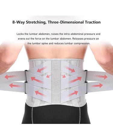 Usun Back Support Belt | Innovative Lumbar Spine Support for Pain Relief & Injury Prevention | Premium Quality Bandage - International Shipping Available - Buy Online on GoSupps.com