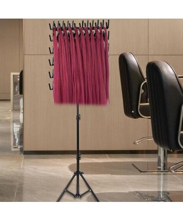 Hair Extension Holder Stand | Height Adjustable Hair Separator Stand With 144 Pegs | 2-side Hair Rack For Braiding Hair With Braiding Hair Supplies For Hair Salon - Buy Online on GoSupps.com