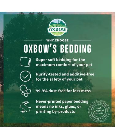 Oxbow Pure Comfort Small Animal Bedding 36L - Odor & Moisture Absorbent, Dust-Free White Bedding - Buy Online on GoSupps.com