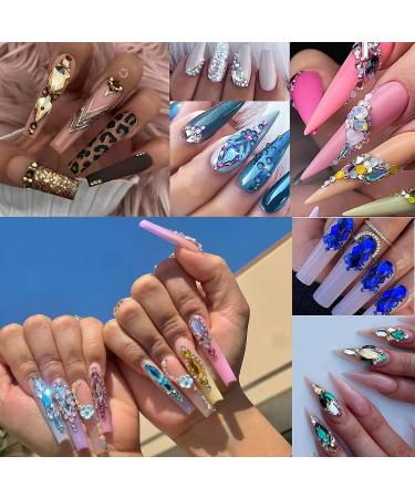 RODAKY Colorful Crystal Rhinestones - 1560Pcs Mixed 12 Color 3mm Nail Art Stones for DIY Craft and Makeup Decoration - Buy Online on GoSupps.com