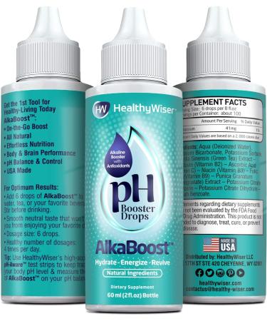 Buy Alkaline Water pH Booster Drops with Natural Vitamins - Enhance Hydration & Health - Buy Online on GoSupps.com