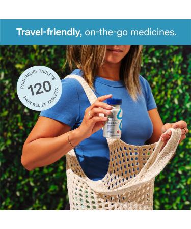 Foster & Thrive Ibuprofen 200mg Tablets for Joint Knee Arthritis and Back Pain Relief Fever Reducer Alleviates Body Aches and Headaches NSAID 120 Coated Tablets - Buy Online on GoSupps.com