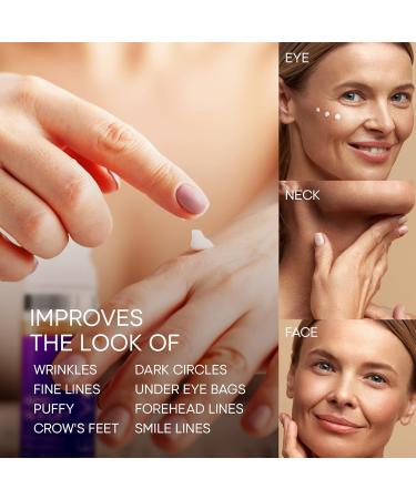 Rapid Face Lift Anti-aging Wrinkle Reduction Serum with Peptides for Women & Men - Instantly Reduces Crow's Feet, Dark Circles, and Wrinkles - 1.01oz (Pack of 112) - Buy Online on GoSupps.com