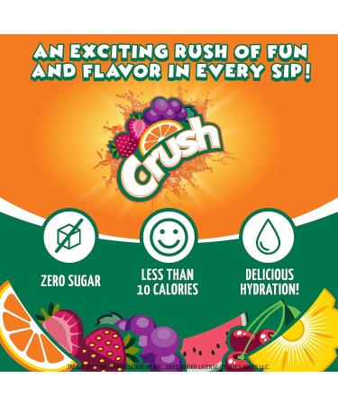 Crush- Powder Drink Mix - Sugar Free & Delicious (Summer Variety 30 Sticks) - Buy Online on GoSupps.com