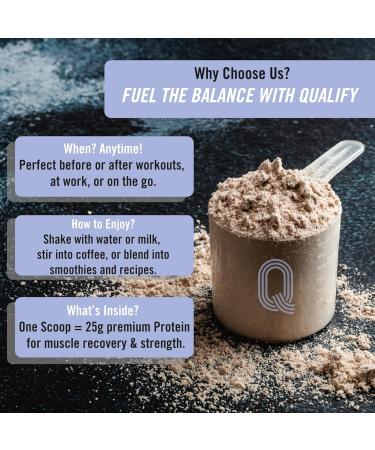 Qualify Cookie and Cream and Unflavored Whey Protein Bundle Gluten-Free Kosher Post-Workout Recovery 26g & 25g Protein - Buy Online on GoSupps.com