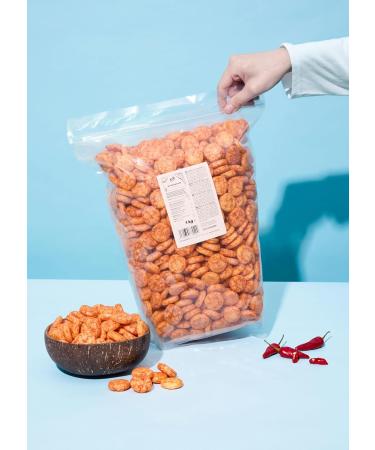  KoRo KoRo - Chili Rice Crackers 1 kg - A deliciously spicy snack for the in-between - Buy Online on GoSupps.com