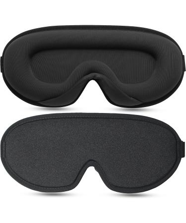 Buy Zero Pressure 3D Contoured Sleep Eye Mask - Light Blocking Memory Foam Eye Cover for Side & Back Sleepers - Comfort for Men & Women - Buy Online on GoSupps.com