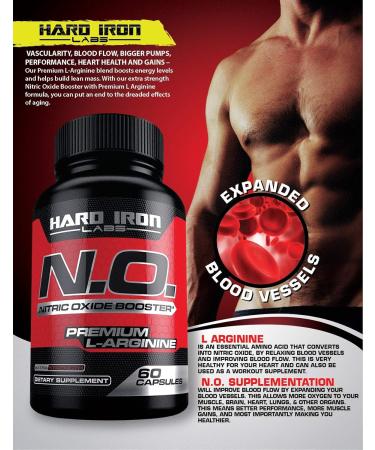 N.O. Nitric Oxide Booster with L-Arginine L-Citrulline Beta Alanine AAKG - Non-GMO Gluten-Free Vegan - Pre-Workout Supplement for Muscle Growth Stamina Energy Pumps Vascularity - 120 Capsules 120 Count (Pack of 1) - Buy Online on GoSupps.com