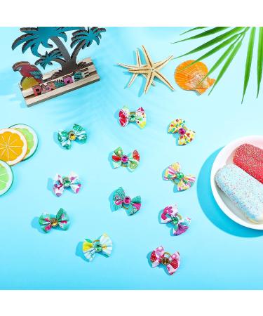 240 Pcs Summer Dog Hair Bows with Rhinestone, Holiday Dog Accessories for Pets - Fruits Theme - Buy Online on GoSupps.com