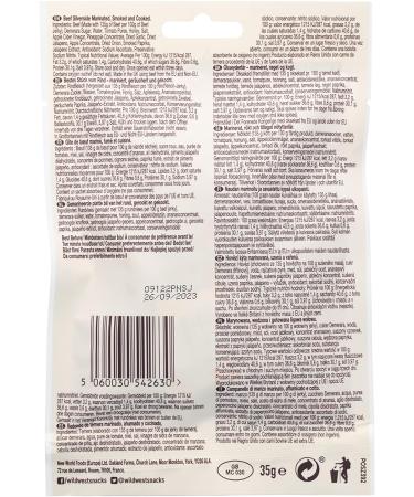 Wild West Jalapeno Beef Jerky 35g - Spicy Gourmet Snack, 12 Count Pack for a Bold Flavor Kick - Buy Online on GoSupps.com