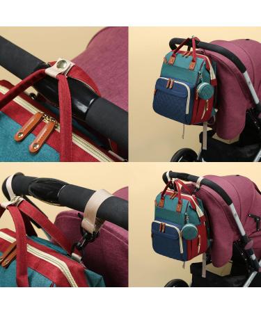 Fexkean Large Capacity Baby Diaper Bag Backpack - Portable Travel Diaper Bag with Foldable Bed & Multi-Functionality - Ideal for Parents on the Go - Buy Online on GoSupps.com