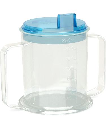 Easy Grip Drinking Cup for Disabled Adults | Anti-Splash Spout and Travel Lid - Buy Online on GoSupps.com