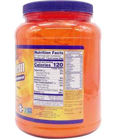Buy Now Foods Pea Protein 32 OZ | Premium Plant-Based Protein Powder - Fast International Shipping - Buy Online on GoSupps.com