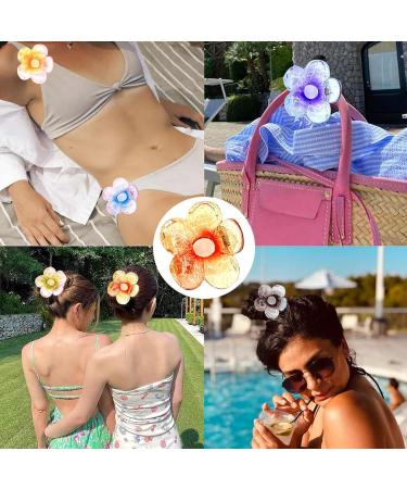 Yeah Boom 6-Piece Flower Hair Clips for Women | Decorative Non-Slip Hair Jewelry & Claws - Buy Online on GoSupps.com