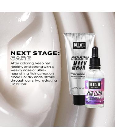 BLEACH LONDON Silver Shampoo - High Pigmented Ashy Silver Rinse - Vegan & Cruelty-Free - Color Depositing Toning Formula - 8.45 fl oz - Buy Online on GoSupps.com