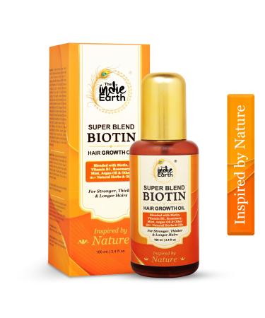 Rosemary Mint Hair Serum with Biotin Vitamin B5 Vitamin E Argan Oil & 21+ Natural Herbs & Oils - 100 ml