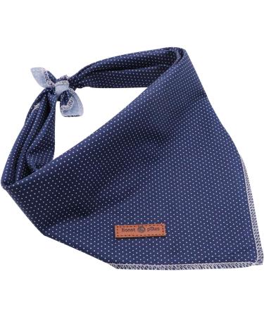 Lionet Paws Dog Bandana Headscarf - Blue Dotted Triangular Scarf for Dogs (Pack of 1) - Stylish Pet Accessory for International Shipping - Buy Online on GoSupps.com