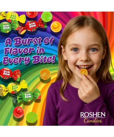Caramels aux fruits Roshen Bim Bom 1 kg - Buy Online on GoSupps.com