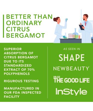 Citrus Bergamot Supplement 1200mg - Heart Health Immunity & Antioxidant - 70% Polyphenols - 60 Veggie Capsules | International Shipping Available - Buy Online on GoSupps.com