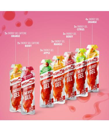 HIGH5 Energy Gels - Quick Release Sports Gels to Power Muscles for Peak Performance - Natural Fruit Juice - On The Go Energy Boost for Running Cycling and Endurance (Mixed 20 x 40g) Mixed 20 x 40g - Buy Online on GoSupps.com