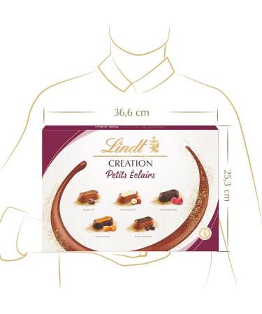 Lindt - CREATION Petit clairs box - Assortment of Milk Chocolates Black and White - Bakery inspiration - Ideal for Christmas 384 g - Buy Online on GoSupps.com