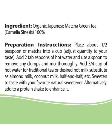 NaturalSlim Metabolic Matcha 1.06 Oz - Organic Japanese Green Tea Powder for Metabolism & Antioxidant Support - Buy Online on GoSupps.com