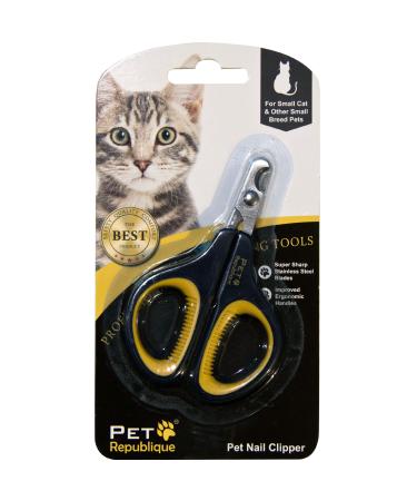 Cat Nail Clippers by Pet Republique  Professional Stainless-Steel Claw Clipper Trimmer for Cats, Kittens, Hamster, Rabbits, Birds, & Small Breed Animals