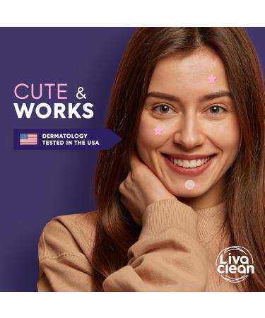 Livaclean 240 CT Star Pimple Patches for Face + 330 CT Acne Patches w/Tea Tree Oil Salicylic Acid | Hydrocolloid Acne Patch | Cute Star Pimple Patch for Healing Hydrocolloid Patch Zit Stickers Mixed Superstar Patches + Cir  - Buy Online on GoSupps.com