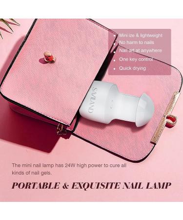 Saviland Poly Gel Nail Kit: 6 Colors with Nail Lamp, Tools & Slip Solution - DIY Manicure Starter Kit for Valentines Day - A-6 Colors Poly Nail Gel Kit Set 01 - Buy Online on GoSupps.com