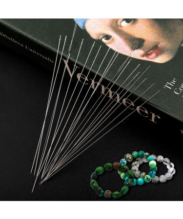 60-Piece Beading Needle Set with Collapsible, Big Eye, and Straight Needles - Includes Scissor, Threader, Thimble - for Jewelry Making - Buy Online on GoSupps.com