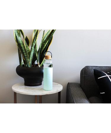 Soma 25oz BPA-Free Glass Water Bottle with Mint Silicone Sleeve - Eco-Friendly & Stylish - Buy Online on GoSupps.com