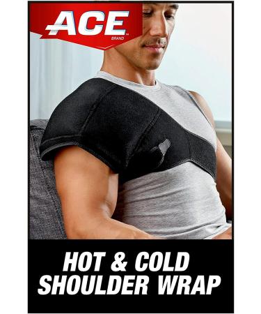 ACE Hot Cold Shoulder Wrap - Adjustable and Black - Buy Online on GoSupps.com