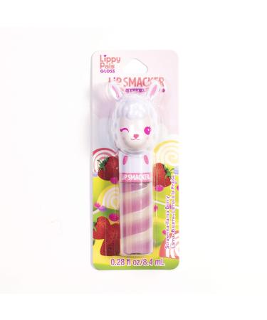 Lip Smacker - Lippy Pal SWILL GLOSS COLLECTION - LAMA -LIPPE BALLAM for children - Strawberry taste - Lip care for girls in sweet animal design - Lama