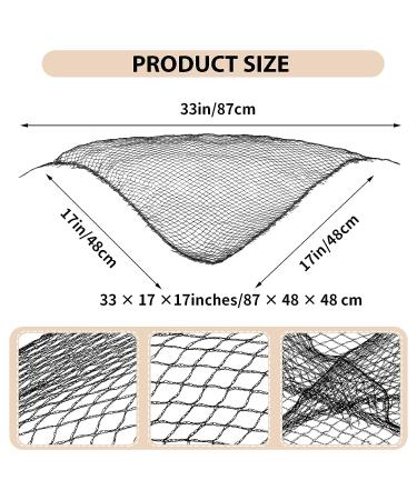 5PCS Cotton Triangle Hair Nets for Rollers | Mesh Hair Setting Nets for Sleeping | Black | 17x17 Inches - Buy Online on GoSupps.com