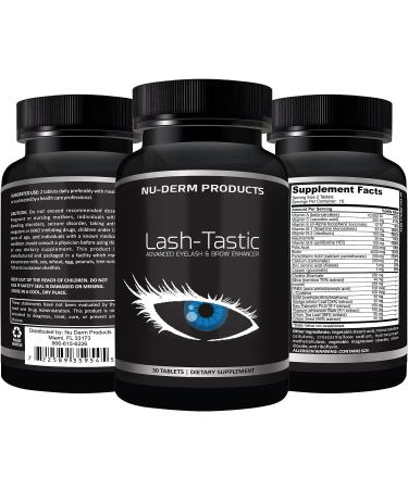 Lash-Tastic Eyelash Growth Treatment - Longer Lashes Faster without Extensions | Best Eyelash Vitamins - Made in USA - Buy Online on GoSupps.com