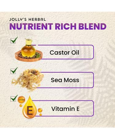 Jolly's Herbal Sea Moss Hair Oil - Growth & Scalp Oil with Cayenne | Best for Hair Growth - Buy Online on GoSupps.com