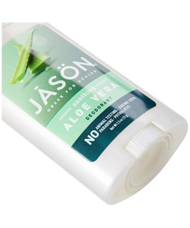 Jason Aluminum Free Deodorant Stick Soothing Aloe Vera 2.5 Oz (Packaging May Vary) (Pack of 2) Aloe Vera 2.5 Ounce (Pack of 2) - Buy Online on GoSupps.com