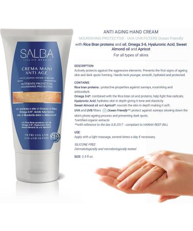 sALBA Anti Aging Hand Cream Pack of 6 x 75 ml - Buy Online on GoSupps.com