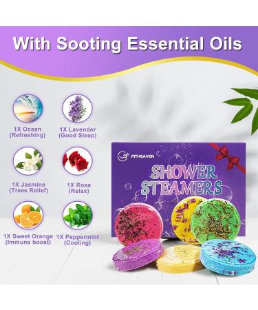 Relaxing Shower Steamer with Purple Cover - Aromatherapy for a Luxurious Shower Experience - Buy Online on GoSupps.com