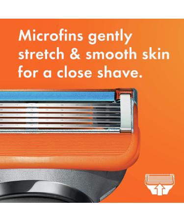 Gillette Fusion5 Men's Razor Blade Refill Cartridges 4 Count Razor Blade Fusion5 4ct - Buy Online on GoSupps.com