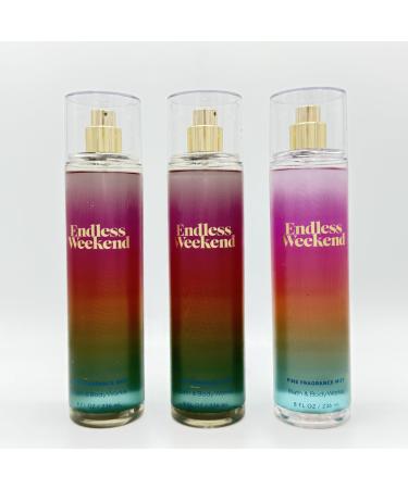 Endless Weekend 3-Piece Bath Bundle | Set of Three Fine Fragrance Body Mists 8oz Each