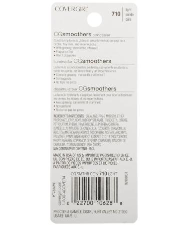 CoverGirl Smoothers Concealer Light 710 0.14oz (Pack of 2) - Long-Lasting Coverage - Buy Online on GoSupps.com