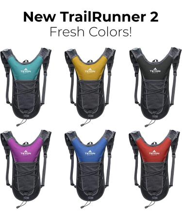 TETON Sports TrailRunner 2 Hydration Pack with 2-Liter Bladder - Ideal for Backpacking, Hiking, Running, Cycling, and Climbing | Arcadia 2L Bladder - 2022 Model - Buy Online on GoSupps.com