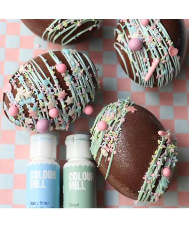 Color Mill Oil Blend Food Coloring - Sage 20ml | Perfect for Chocolate Fondant Cupcakes & Baking - Buy Online on GoSupps.com